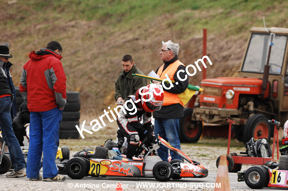 07/03/2010 : 1ère manche du Championnat du Sud 2010 à Lavelanet (photos Antoine Camblor) 2010 — karting
