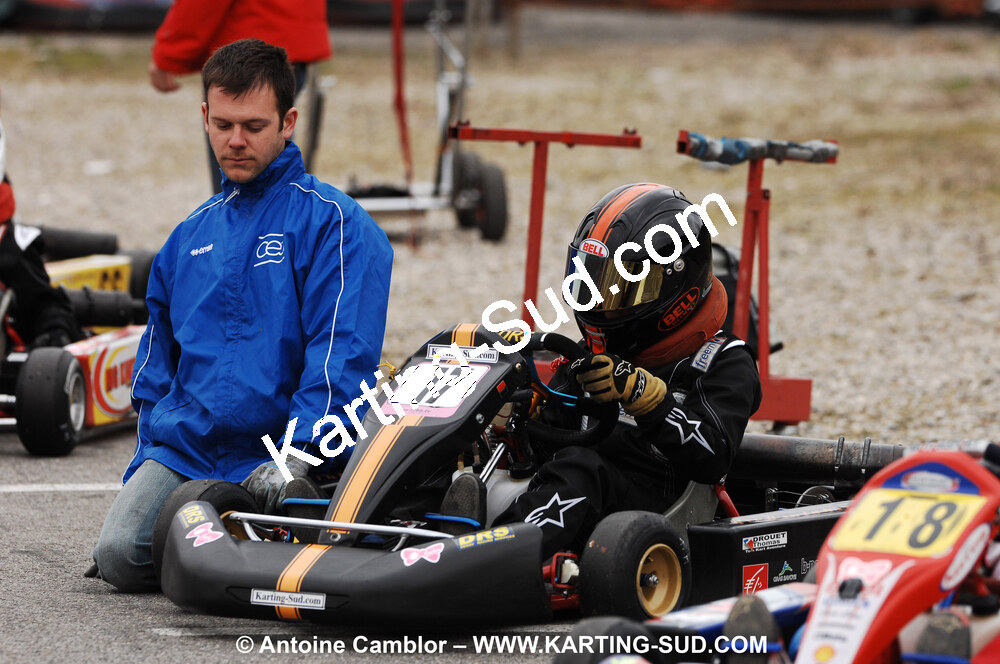 07/03/2010 : 1ère manche du Championnat du Sud 2010 à Lavelanet (photos Antoine Camblor) 2010 — karting