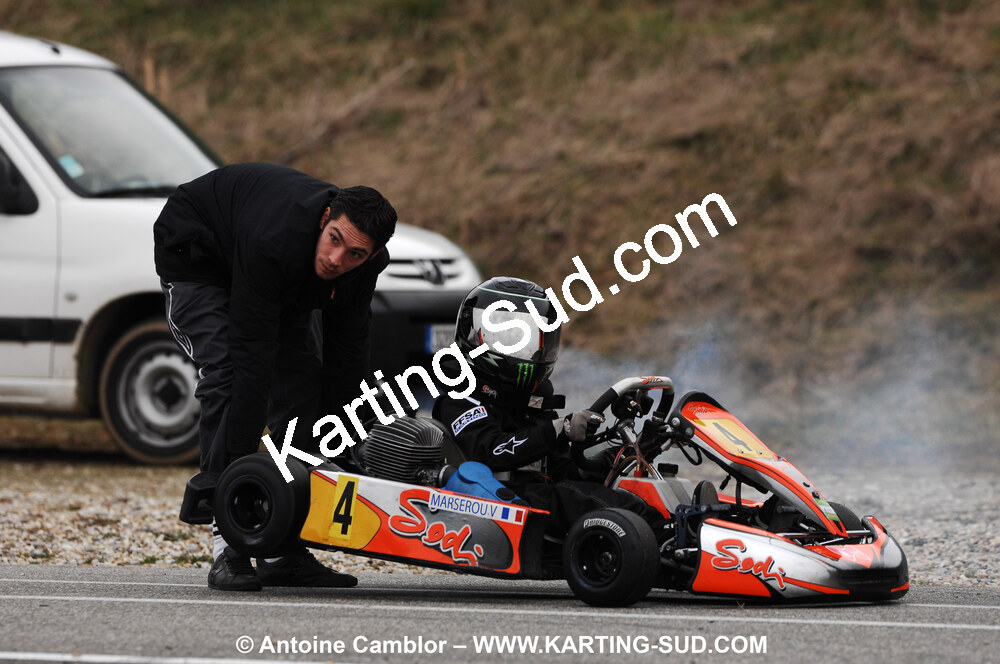 07/03/2010 : 1ère manche du Championnat du Sud 2010 à Lavelanet (photos Antoine Camblor) 2010 — karting