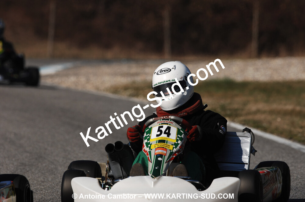 07/03/2010 : 1ère manche du Championnat du Sud 2010 à Lavelanet (photos Antoine Camblor) 2010 — karting