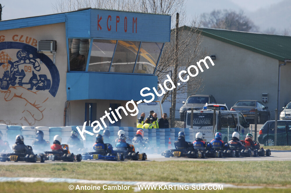 07/03/2010 : 1ère manche du Championnat du Sud 2010 à Lavelanet (photos Antoine Camblor) 2010 — karting