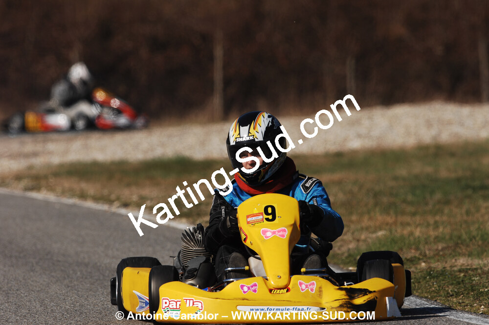 07/03/2010 : 1ère manche du Championnat du Sud 2010 à Lavelanet (photos Antoine Camblor) 2010 — karting