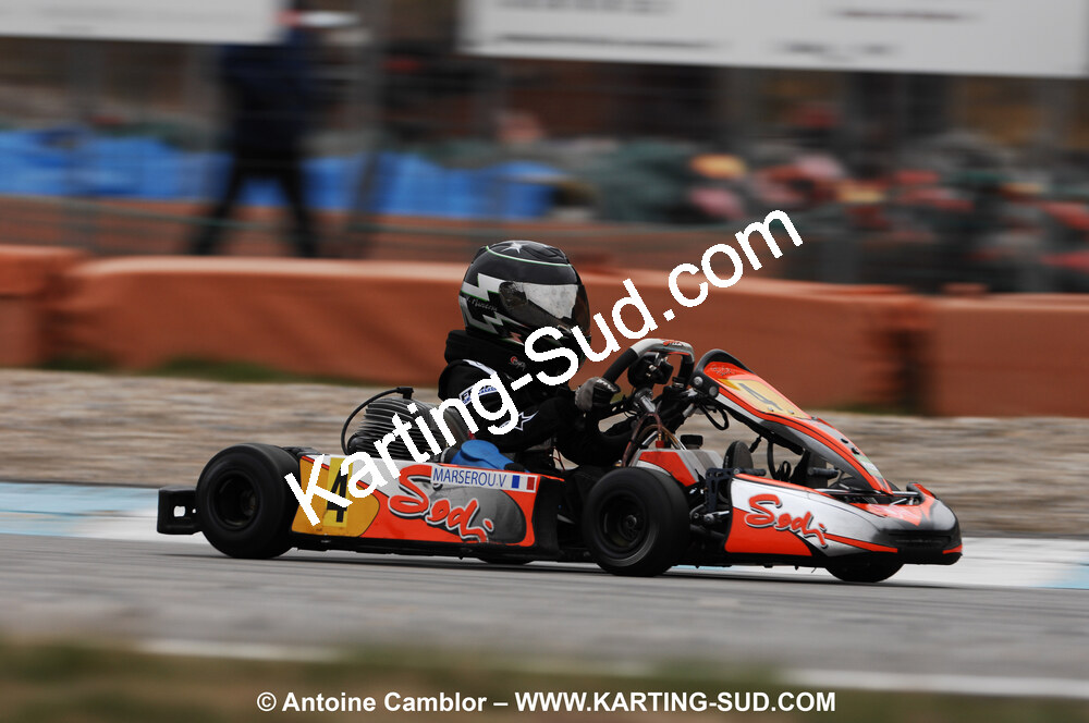 07/03/2010 : 1ère manche du Championnat du Sud 2010 à Lavelanet (photos Antoine Camblor) 2010 — karting