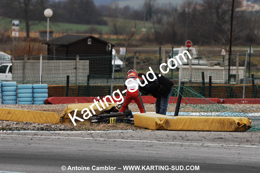 07/03/2010 : 1ère manche du Championnat du Sud 2010 à Lavelanet (photos Antoine Camblor) 2010 — karting
