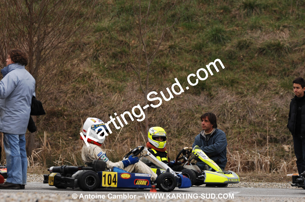 07/03/2010 : 1ère manche du Championnat du Sud 2010 à Lavelanet (photos Antoine Camblor) 2010 — karting