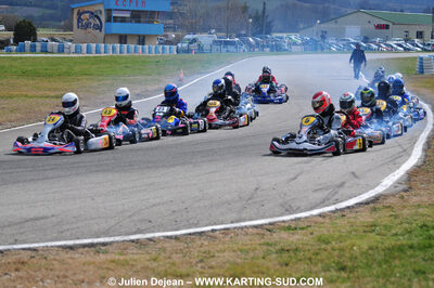 07/03/2010 : 1ère manche du Championnat du Sud 2010 à Lavelanet (photos Julien Dejean) 2010 — karting