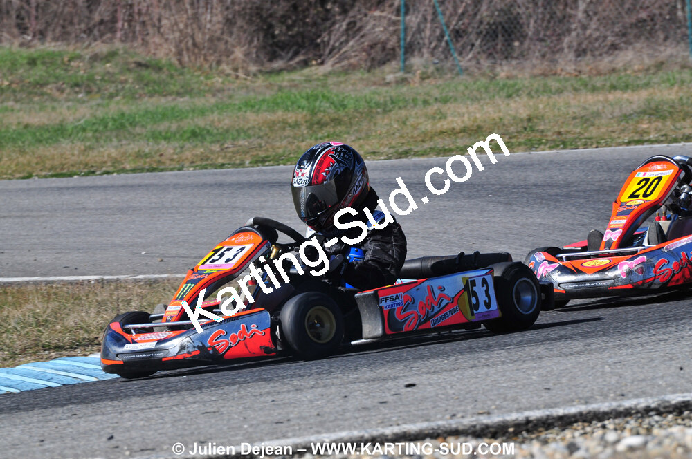 07/03/2010 : 1ère manche du Championnat du Sud 2010 à Lavelanet (photos Julien Dejean) 2010 — karting