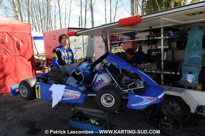 07/03/2010 : 1ère manche du Championnat du Sud 2010 à Lavelanet (photos Patrick Lascombes) 2010 — karting