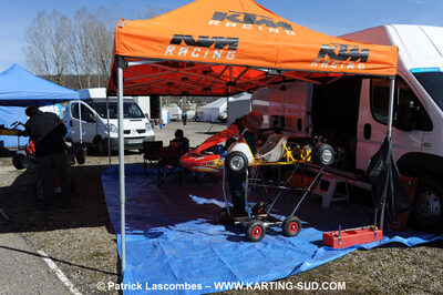 07/03/2010 : 1ère manche du Championnat du Sud 2010 à Lavelanet (photos Patrick Lascombes) 2010 — karting