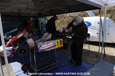 07/03/2010 : 1ère manche du Championnat du Sud 2010 à Lavelanet (photos Patrick Lascombes) 2010 — karting