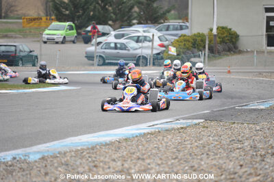 07/03/2010 : 1ère manche du Championnat du Sud 2010 à Lavelanet (photos Patrick Lascombes) 2010 — karting
