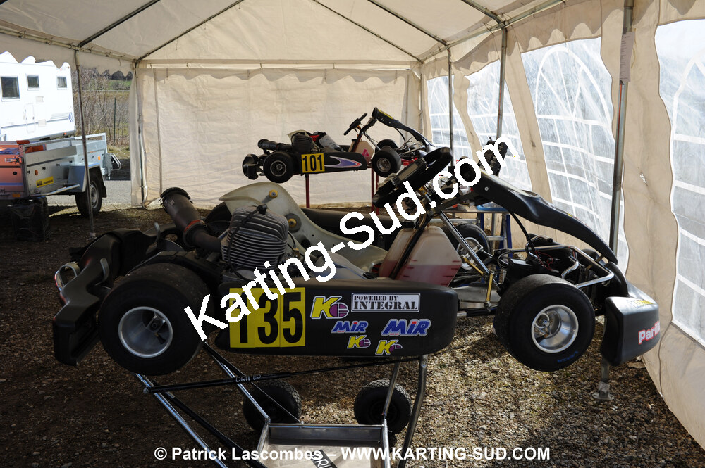 07/03/2010 : 1ère manche du Championnat du Sud 2010 à Lavelanet (photos Patrick Lascombes) 2010 — karting