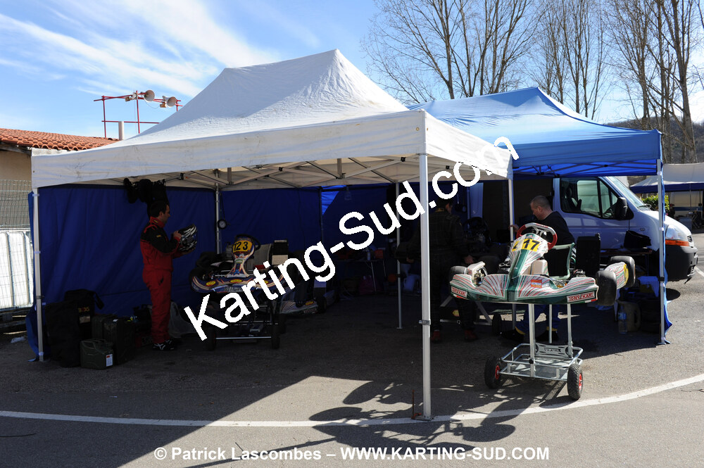 07/03/2010 : 1ère manche du Championnat du Sud 2010 à Lavelanet (photos Patrick Lascombes) 2010 — karting