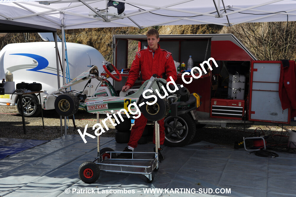 07/03/2010 : 1ère manche du Championnat du Sud 2010 à Lavelanet (photos Patrick Lascombes) 2010 — karting