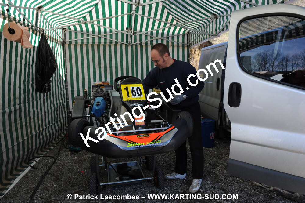 07/03/2010 : 1ère manche du Championnat du Sud 2010 à Lavelanet (photos Patrick Lascombes) 2010 — karting