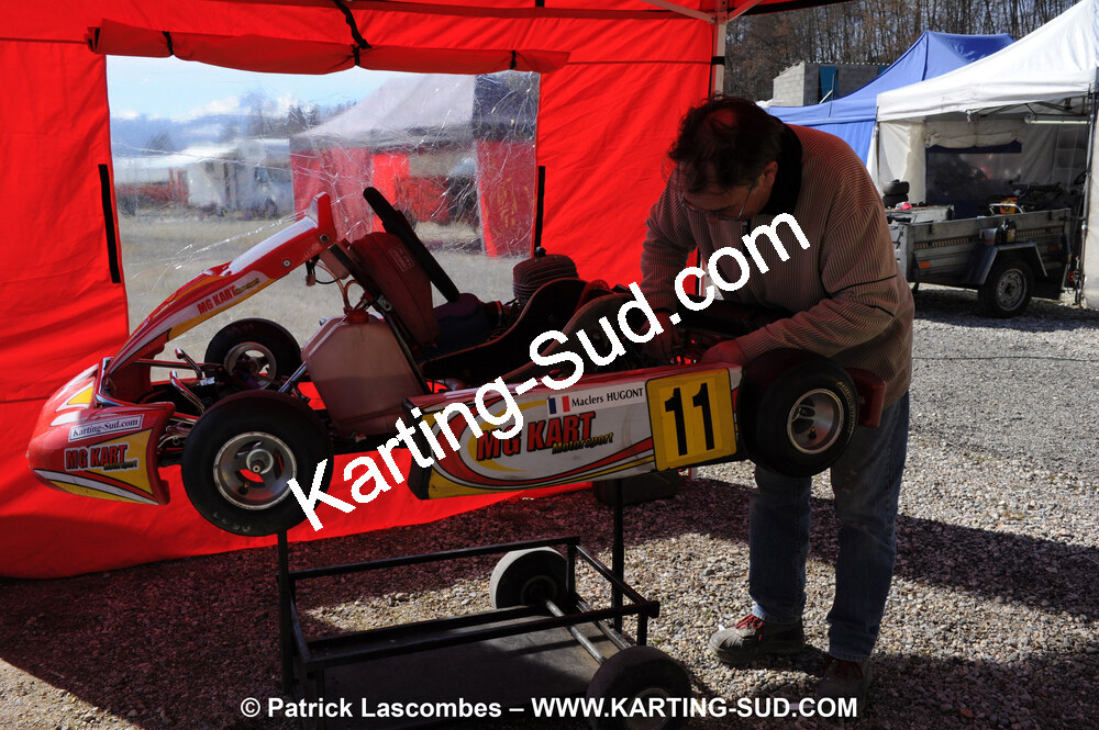 07/03/2010 : 1ère manche du Championnat du Sud 2010 à Lavelanet (photos Patrick Lascombes) 2010 — karting