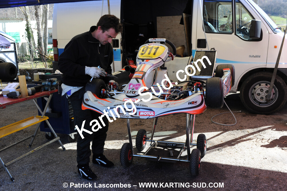 07/03/2010 : 1ère manche du Championnat du Sud 2010 à Lavelanet (photos Patrick Lascombes) 2010 — karting