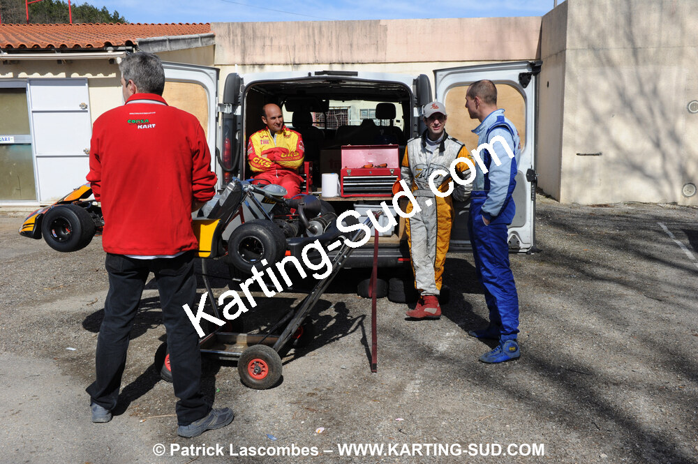 07/03/2010 : 1ère manche du Championnat du Sud 2010 à Lavelanet (photos Patrick Lascombes) 2010 — karting