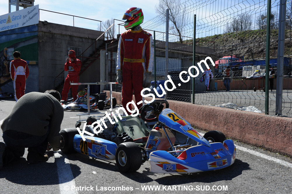 07/03/2010 : 1ère manche du Championnat du Sud 2010 à Lavelanet (photos Patrick Lascombes) 2010 — karting