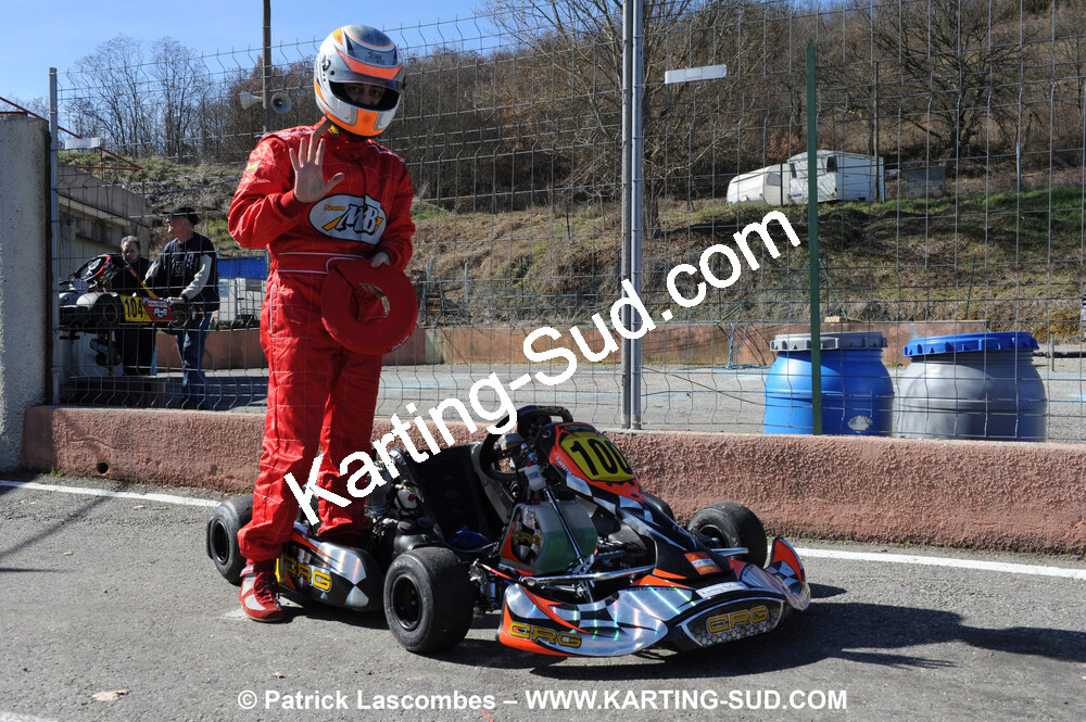 07/03/2010 : 1ère manche du Championnat du Sud 2010 à Lavelanet (photos Patrick Lascombes) 2010 — karting