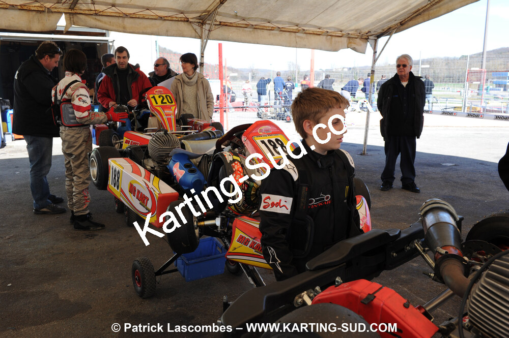 07/03/2010 : 1ère manche du Championnat du Sud 2010 à Lavelanet (photos Patrick Lascombes) 2010 — karting