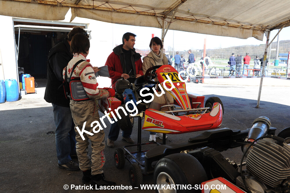 07/03/2010 : 1ère manche du Championnat du Sud 2010 à Lavelanet (photos Patrick Lascombes) 2010 — karting
