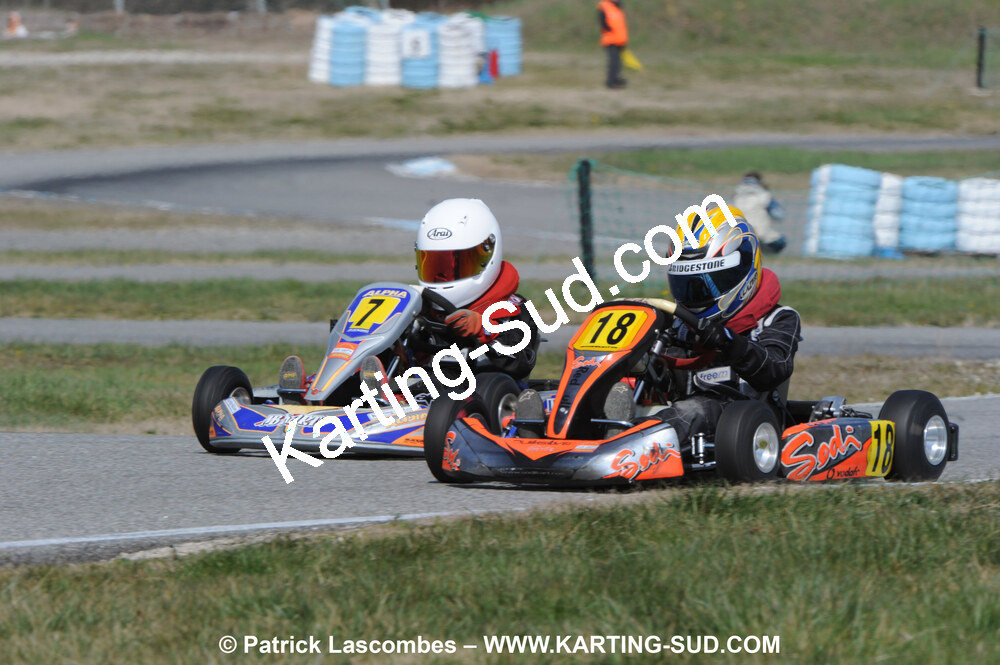 07/03/2010 : 1ère manche du Championnat du Sud 2010 à Lavelanet (photos Patrick Lascombes) 2010 — karting