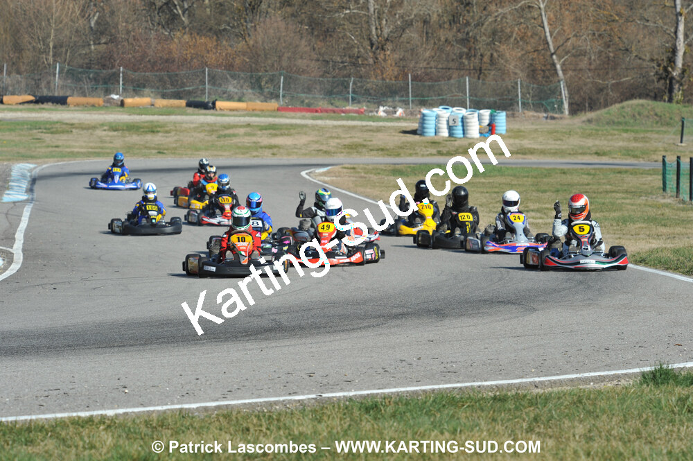 07/03/2010 : 1ère manche du Championnat du Sud 2010 à Lavelanet (photos Patrick Lascombes) 2010 — karting