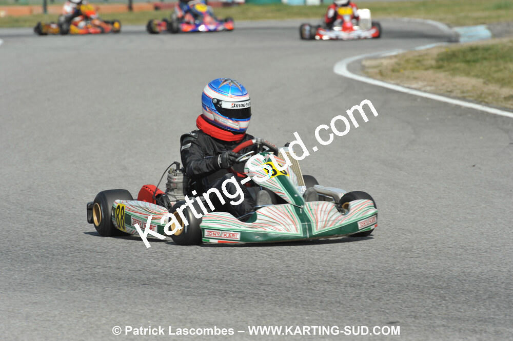 07/03/2010 : 1ère manche du Championnat du Sud 2010 à Lavelanet (photos Patrick Lascombes) 2010 — karting