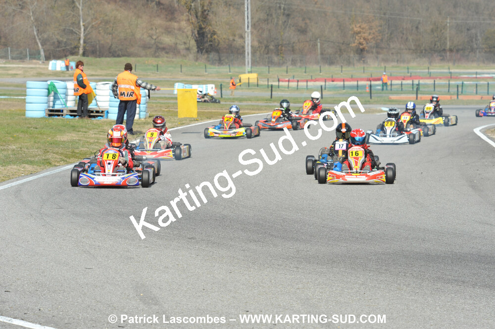 07/03/2010 : 1ère manche du Championnat du Sud 2010 à Lavelanet (photos Patrick Lascombes) 2010 — karting