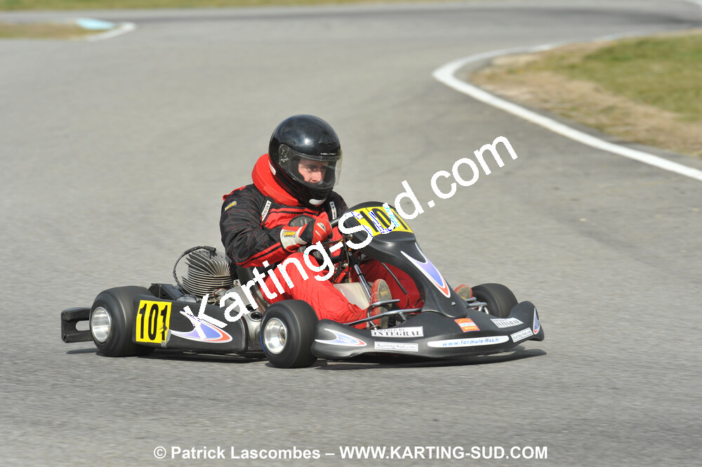 07/03/2010 : 1ère manche du Championnat du Sud 2010 à Lavelanet (photos Patrick Lascombes) 2010 — karting