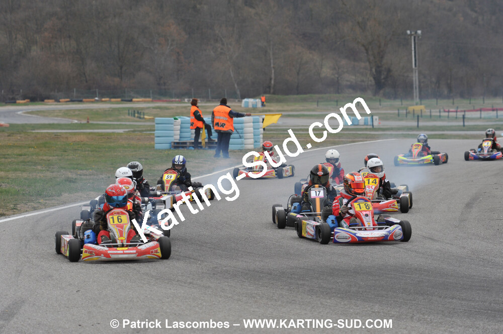 07/03/2010 : 1ère manche du Championnat du Sud 2010 à Lavelanet (photos Patrick Lascombes) 2010 — karting