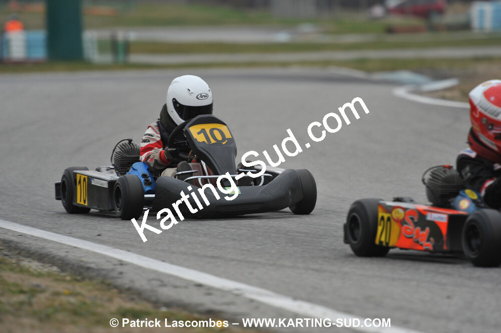07/03/2010 : 1ère manche du Championnat du Sud 2010 à Lavelanet (photos Patrick Lascombes) 2010 — karting
