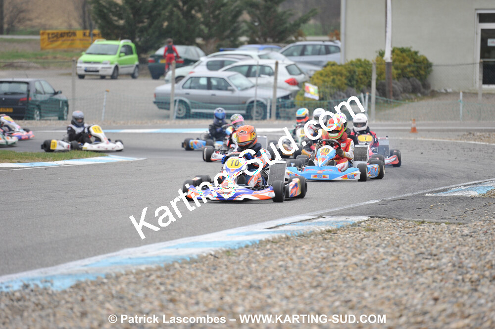 07/03/2010 : 1ère manche du Championnat du Sud 2010 à Lavelanet (photos Patrick Lascombes) 2010 — karting