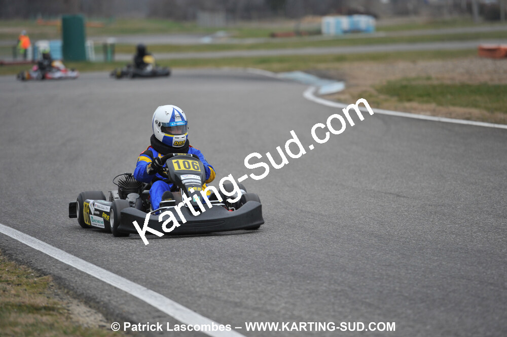07/03/2010 : 1ère manche du Championnat du Sud 2010 à Lavelanet (photos Patrick Lascombes) 2010 — karting