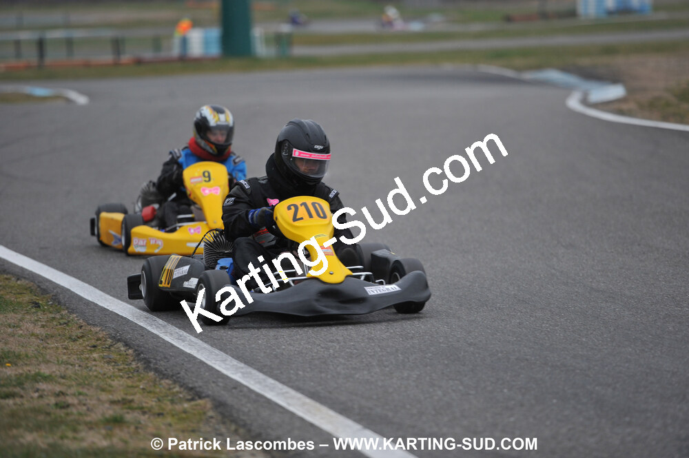 07/03/2010 : 1ère manche du Championnat du Sud 2010 à Lavelanet (photos Patrick Lascombes) 2010 — karting