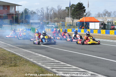21/03/2010 : 1ère manche du Championnat Régional Open Atlantique 2010 à Mérignac (photos Patrick Lascombes) 2010 — karting