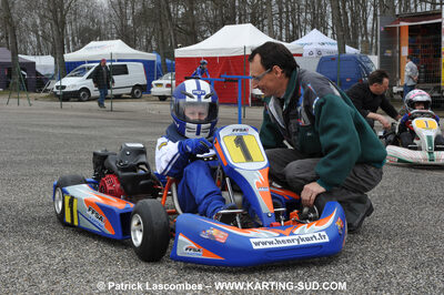 21/03/2010 : 1ère manche du Championnat Régional Open Atlantique 2010 à Mérignac (photos Patrick Lascombes) 2010 — karting