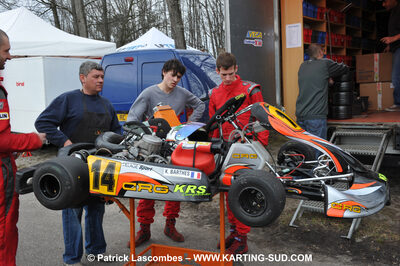 21/03/2010 : 1ère manche du Championnat Régional Open Atlantique 2010 à Mérignac (photos Patrick Lascombes) 2010 — karting