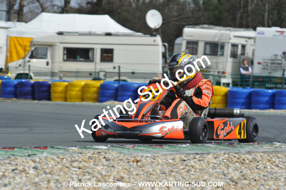 21/03/2010 : 1ère manche du Championnat Régional Open Atlantique 2010 à Mérignac (photos Patrick Lascombes) 2010 — karting