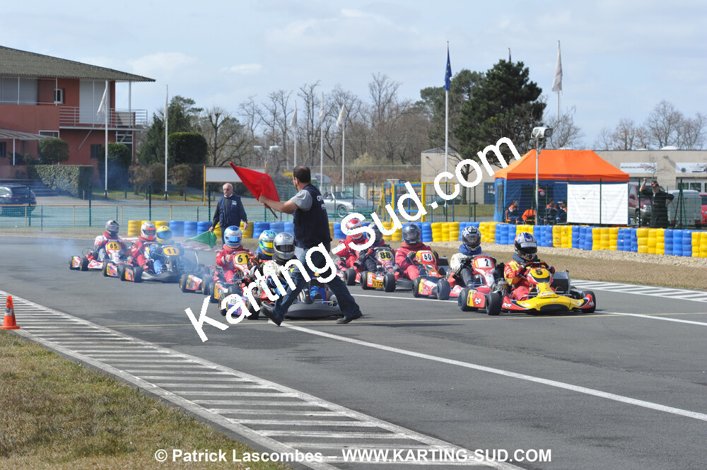 21/03/2010 : 1ère manche du Championnat Régional Open Atlantique 2010 à Mérignac (photos Patrick Lascombes) 2010 — karting