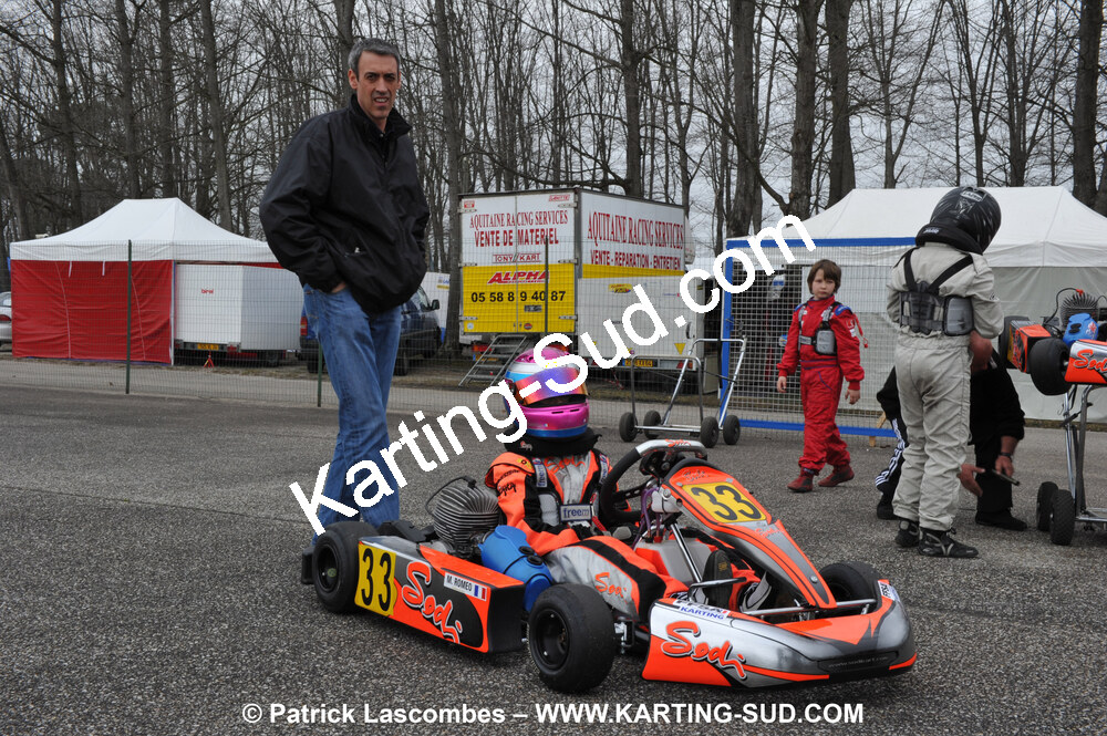 21/03/2010 : 1ère manche du Championnat Régional Open Atlantique 2010 à Mérignac (photos Patrick Lascombes) 2010 — karting