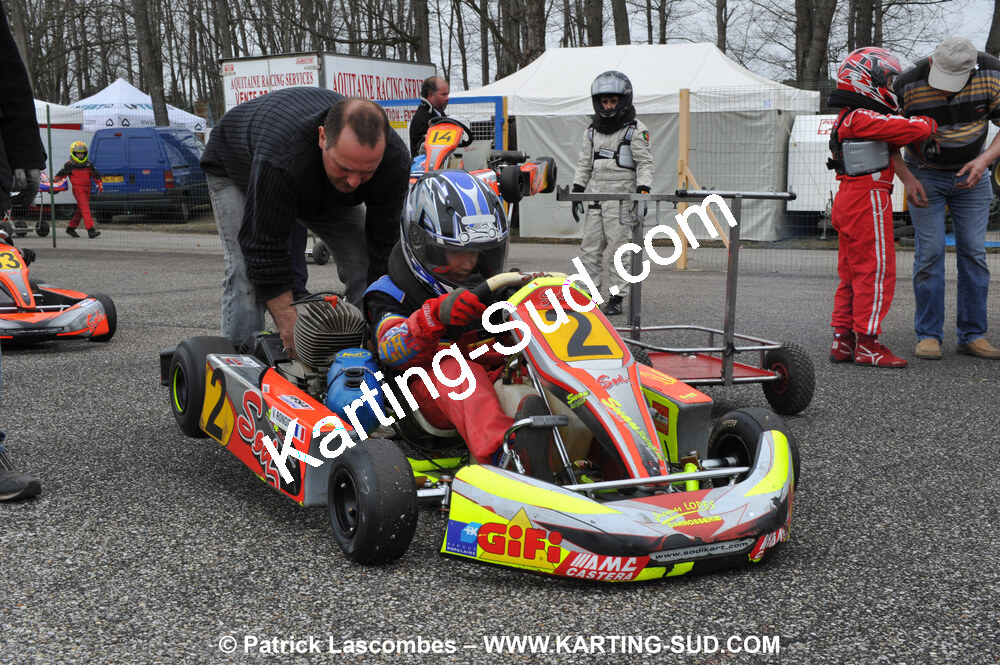 21/03/2010 : 1ère manche du Championnat Régional Open Atlantique 2010 à Mérignac (photos Patrick Lascombes) 2010 — karting