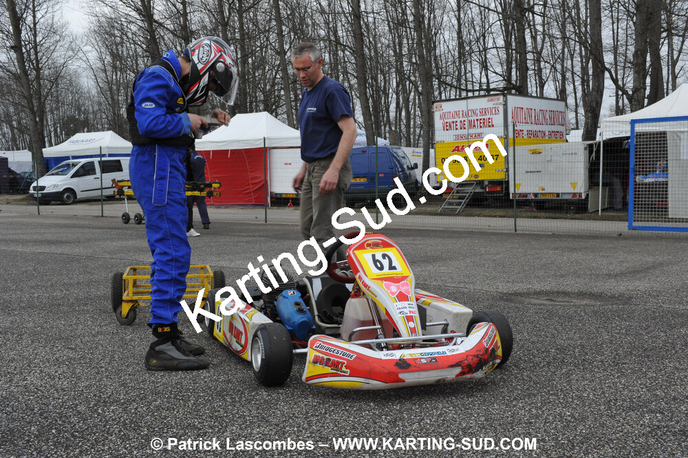 21/03/2010 : 1ère manche du Championnat Régional Open Atlantique 2010 à Mérignac (photos Patrick Lascombes) 2010 — karting