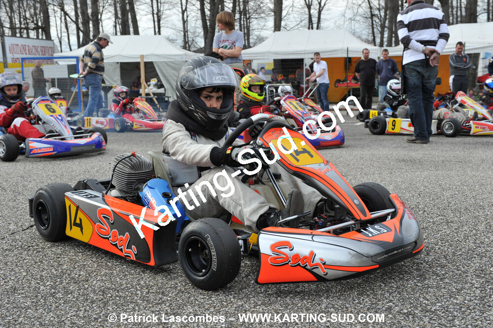 21/03/2010 : 1ère manche du Championnat Régional Open Atlantique 2010 à Mérignac (photos Patrick Lascombes) 2010 — karting