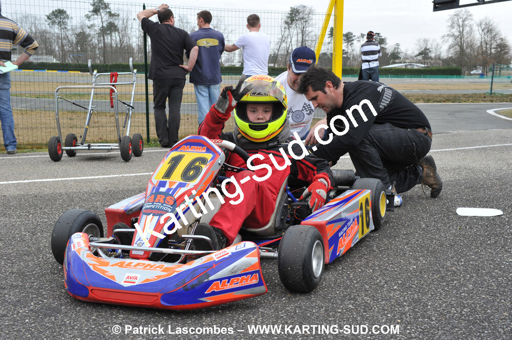 21/03/2010 : 1ère manche du Championnat Régional Open Atlantique 2010 à Mérignac (photos Patrick Lascombes) 2010 — karting