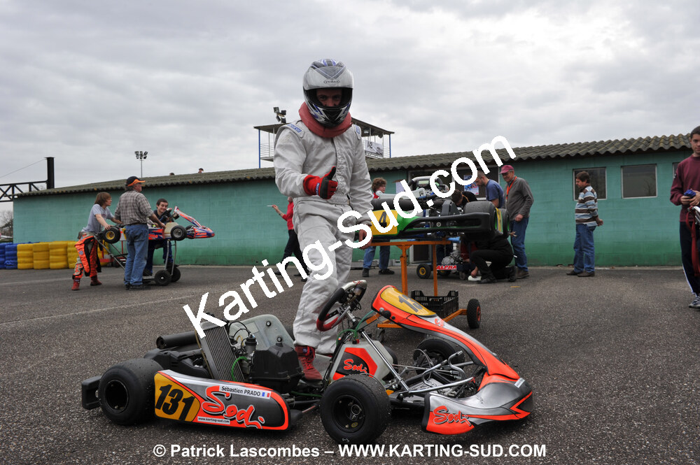 21/03/2010 : 1ère manche du Championnat Régional Open Atlantique 2010 à Mérignac (photos Patrick Lascombes) 2010 — karting