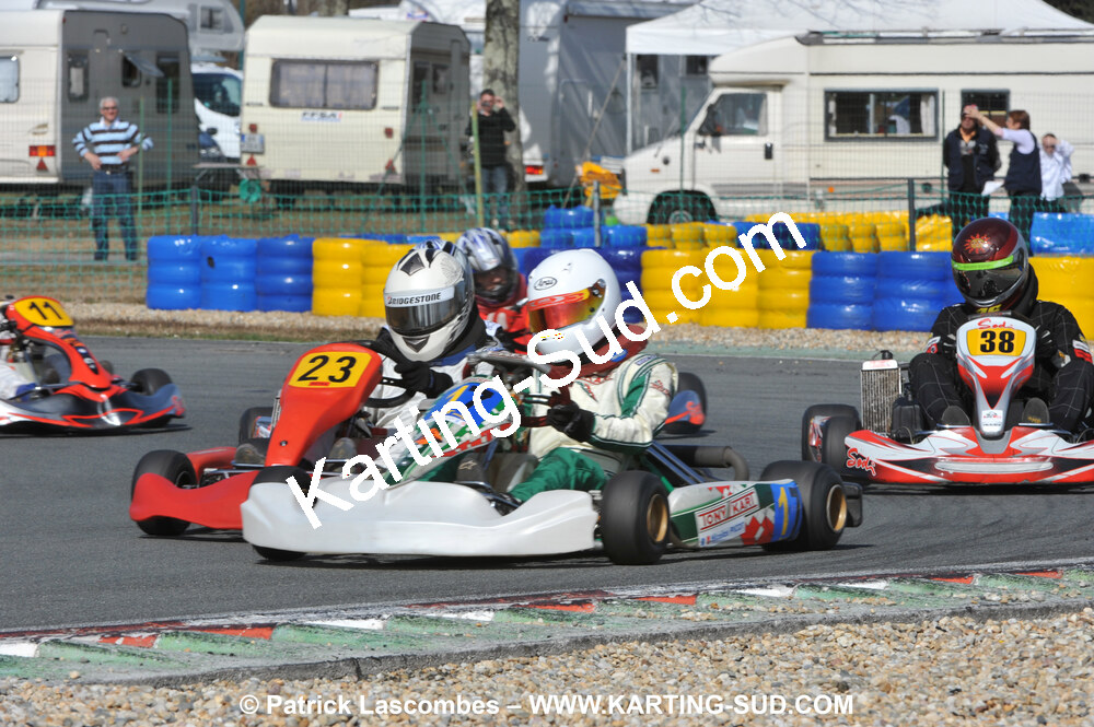 21/03/2010 : 1ère manche du Championnat Régional Open Atlantique 2010 à Mérignac (photos Patrick Lascombes) 2010 — karting