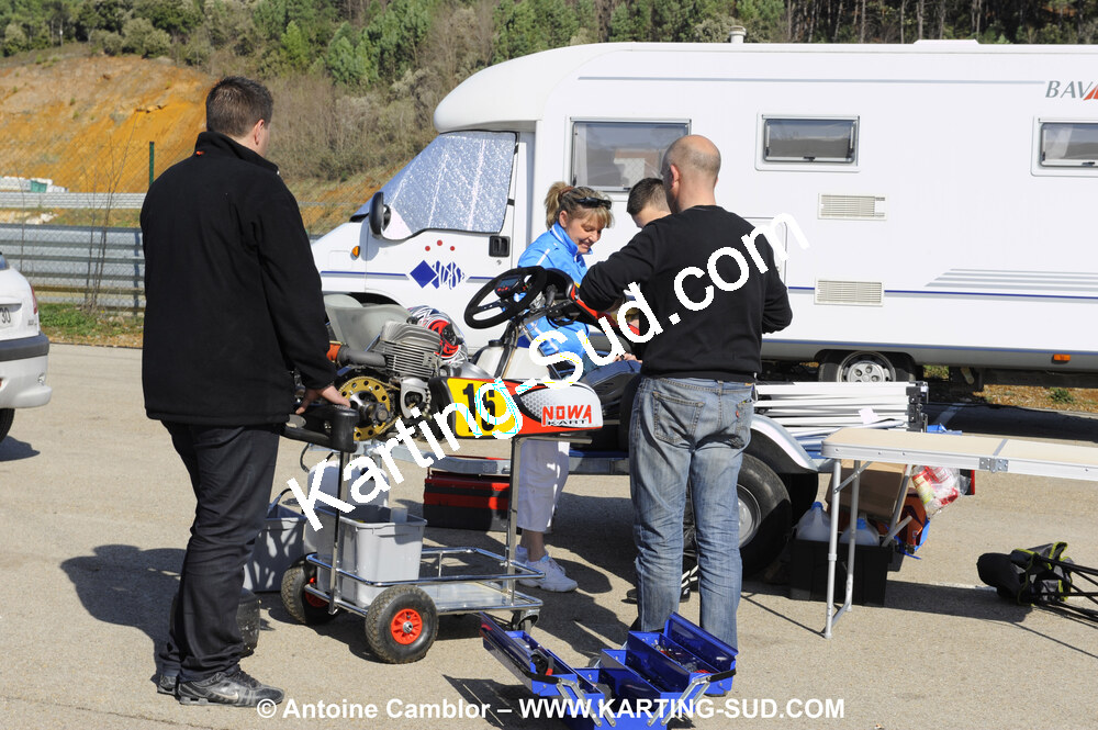 28/03/2010 : 2ème manche du Championnat du Sud 2010 à Alès (photos Antoine Camblor) 2010 — karting