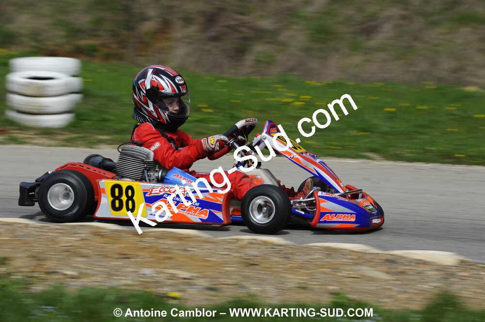 28/03/2010 : 2ème manche du Championnat du Sud 2010 à Alès (photos Antoine Camblor) 2010 — karting